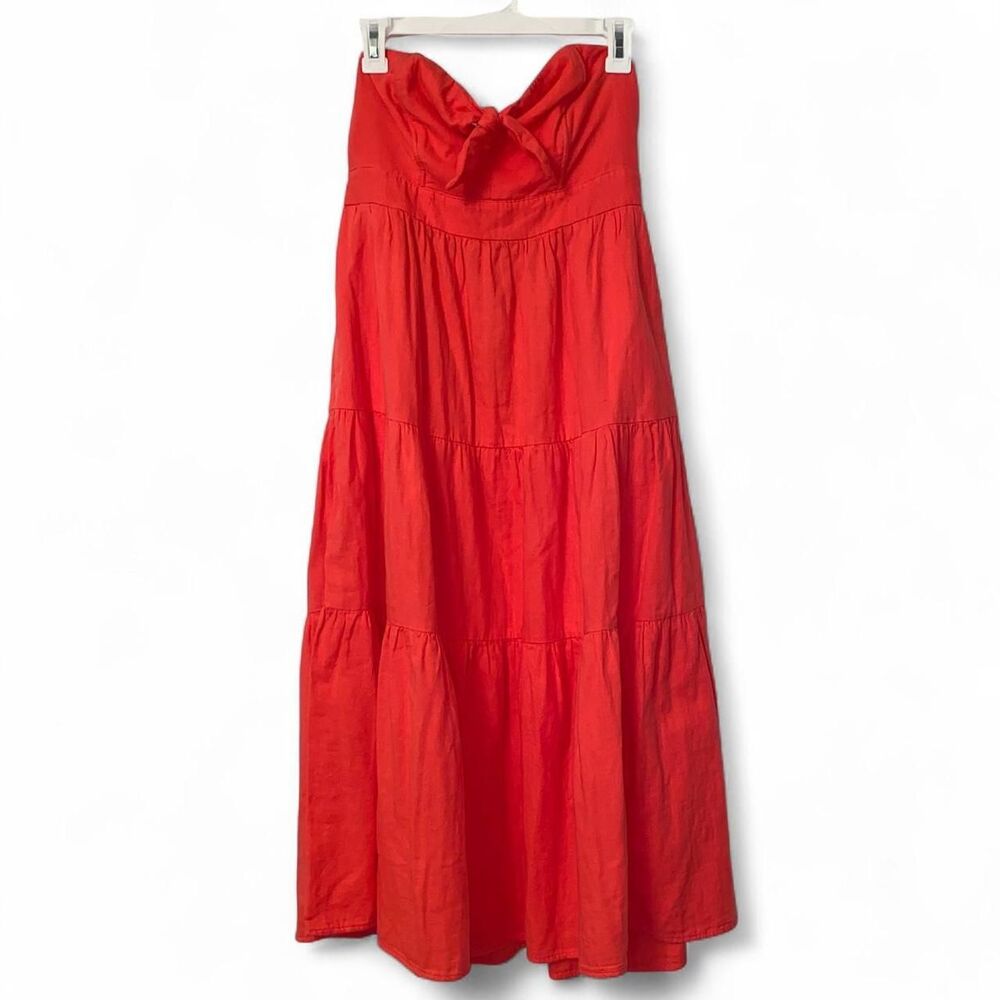 Universal-thread Women's Red and Orange Dress